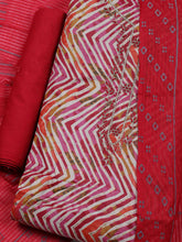 Embroidered Cotton Blend Unstitched Suit With Dupatta